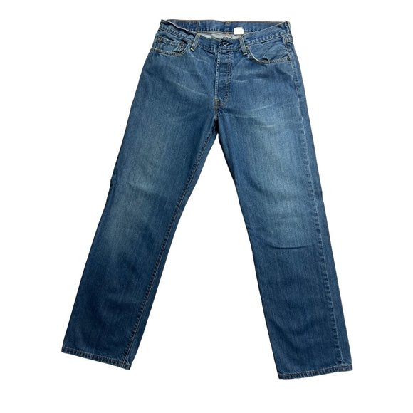 Men’s 501 Button Fly Jeans 34x32 - Picture 1 of 9